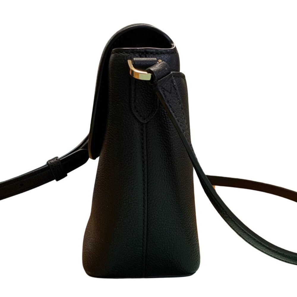 Kate Spade Black Pebbled Leather Flap Crossbody Small - Picture 6 of 11